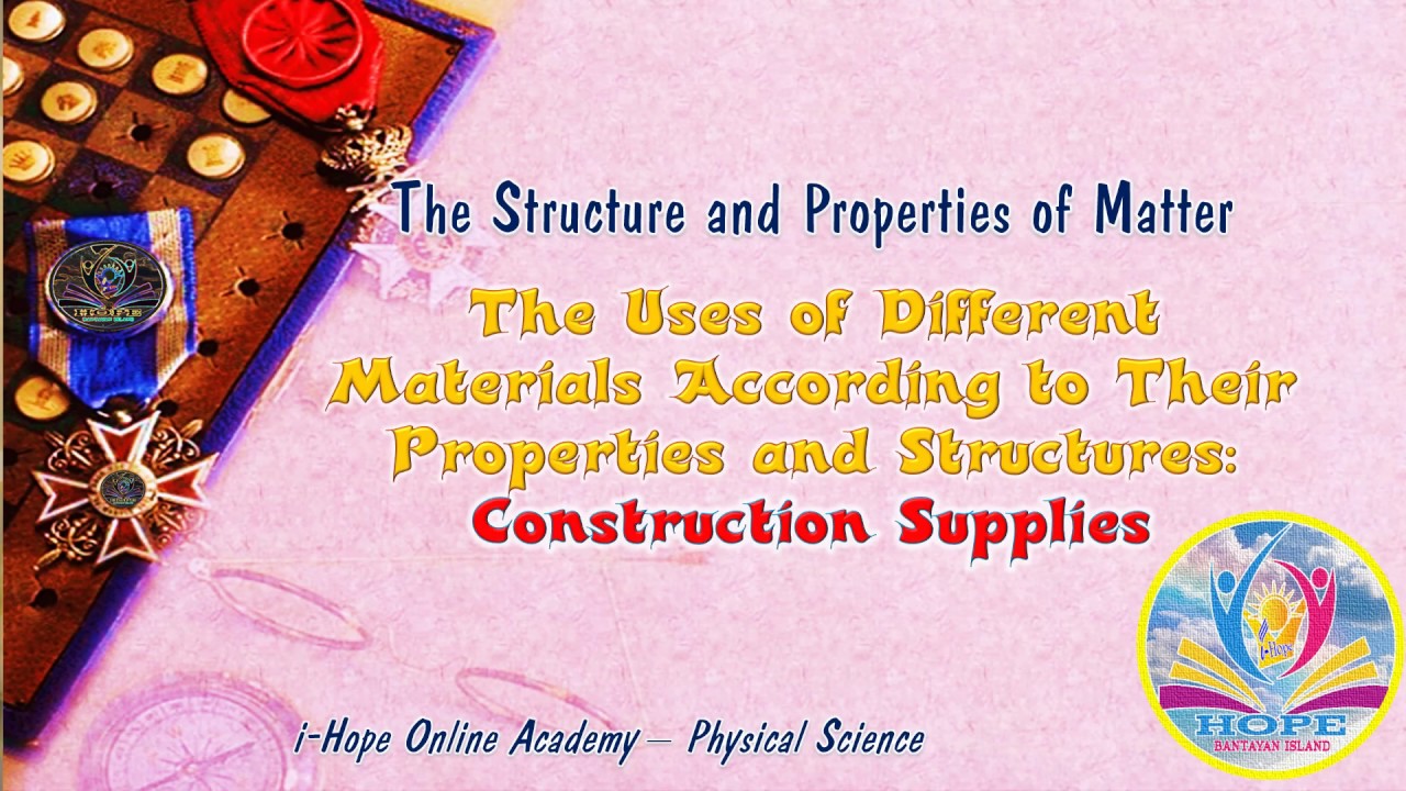 Watch Properties and Structures of Construction Supplies on YouTube Watch Properties and Structures of Construction Supplies on YouTube