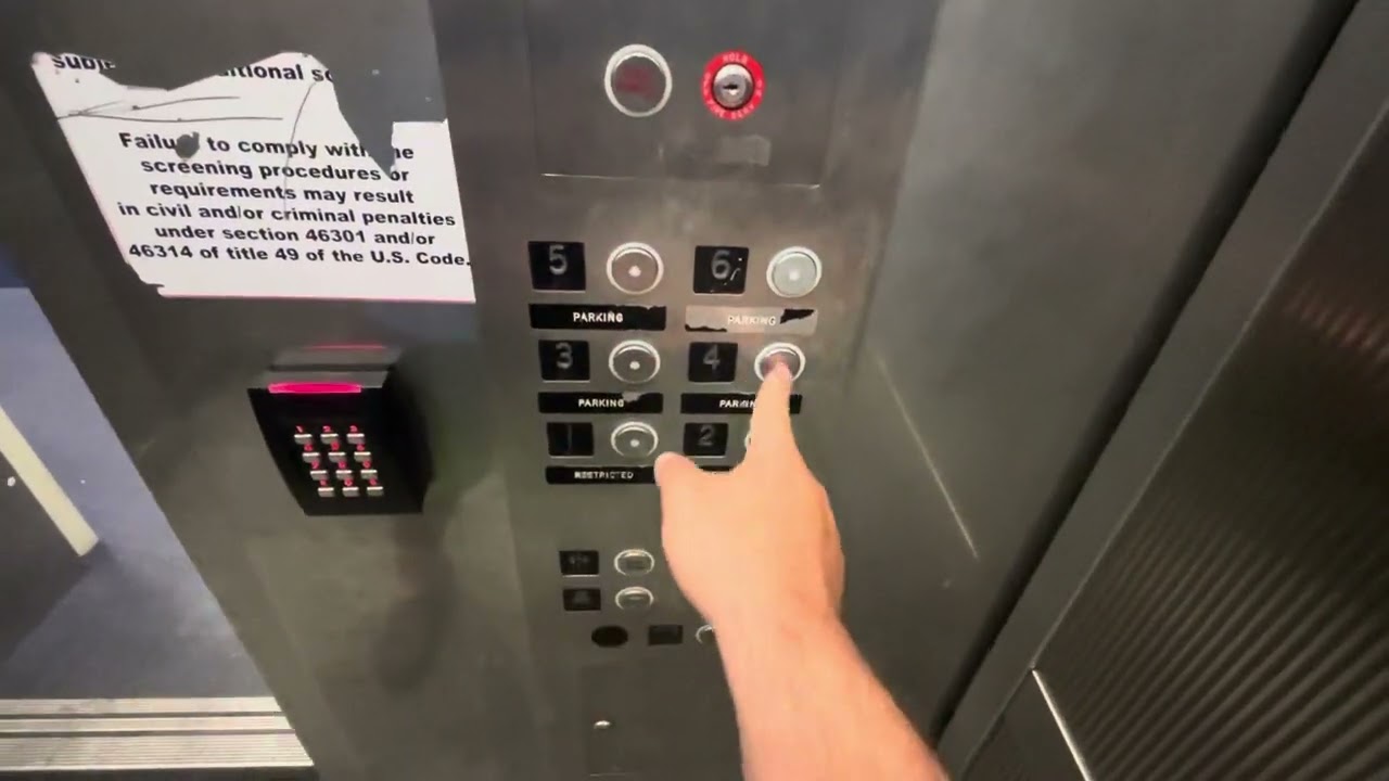 Parking Garage Elevator @ George Bush Airport, Houston TX