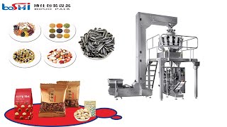 Boshi pack CE automatic chips nuts popcorn beans packing machine