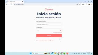 Como Reestablecer Contraseña En Califica
