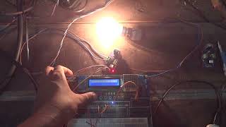 digimetz Arduino Compatible 220V AC Phase Angle control Dimmer Module - fade in and fade out test