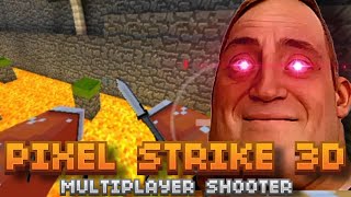 Pixel Strike 3D The incredible Meme testing weapons #1 Edit LenDy