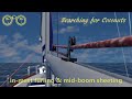 Sailing tutorial In-Mast Furling Mid-boom Sheeting Sailing for beginners - learning to sail