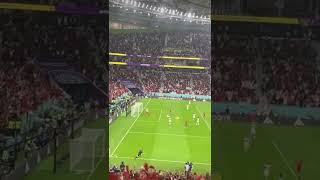 Moroccos En-Nesyri Leaps To Score A Header Vs Portugal.