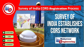 CORS - Survey of India CORS Registration Process