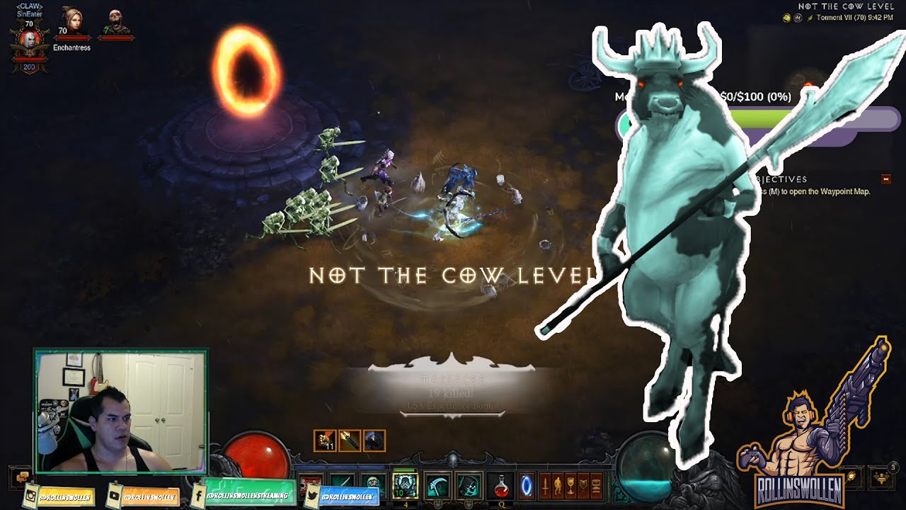 diablo 3 how to beat not cow level