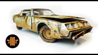 Restoration Abandoned 1979 Pontiac Trans Am model car