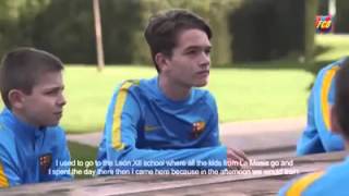 Lionel Messi talks to 5 La Masia captains of different ages and answers to their questions.