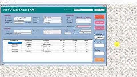 Master VB.NET And Access Database By Building The Point Of Sale System (POS)