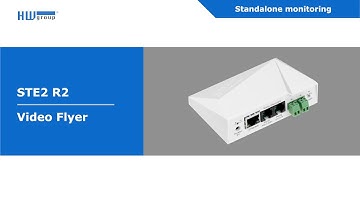 STE2 R2 - LAN and WiFi thermometer for remote monitoring - HWg Video Flyer   HV68