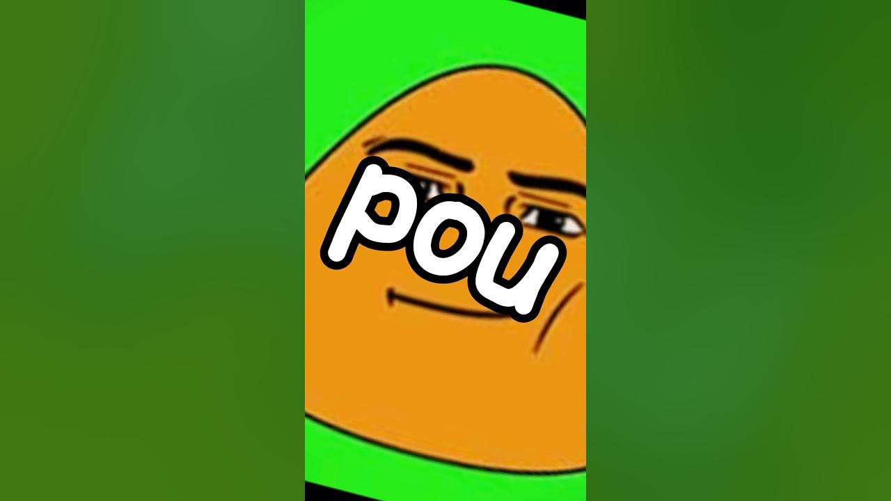 eu encontrei um jogo do POU (muito estranho) 