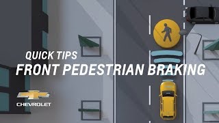 Quick Tips: What Are The Benefits Of Front Pedestrian Braking? | Chevrolet