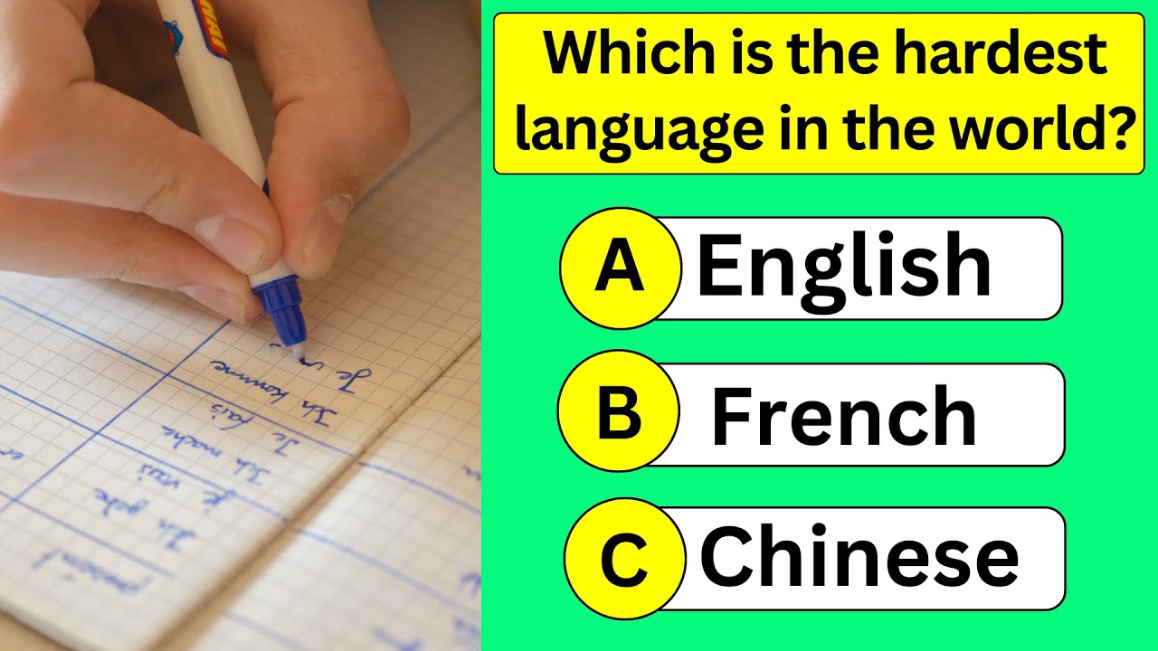 Can You Guess the World's Hardest Language to Learn? | Language Challenge Quiz
