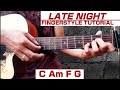 Hmmmm Song | Late Night | Melancholy | Fingerstyle Tutorial | Step by step | Easy chords