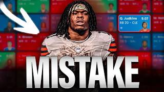 These 5 Mistakes Will Ruin Your Fantasy Football Draft in 2026