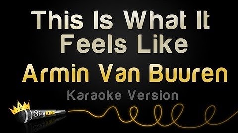 This Is What It Feels Like Karaoke version - Karaoke performance video thumbnail