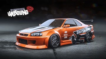 NFS Unbound - Nissan Skyline GT-R V-spec, 1999 