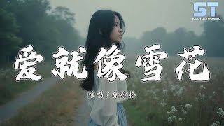 爱就像雪花 - 张妙格『你的爱就像雪花 我一触碰它就不见，你的爱就像雪花看似浪漫却不温暖』【動態歌詞 | Lyrics】
