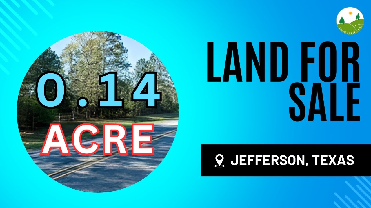 0.14 acre land for sale in Jefferson, Texas [14121] YouTube