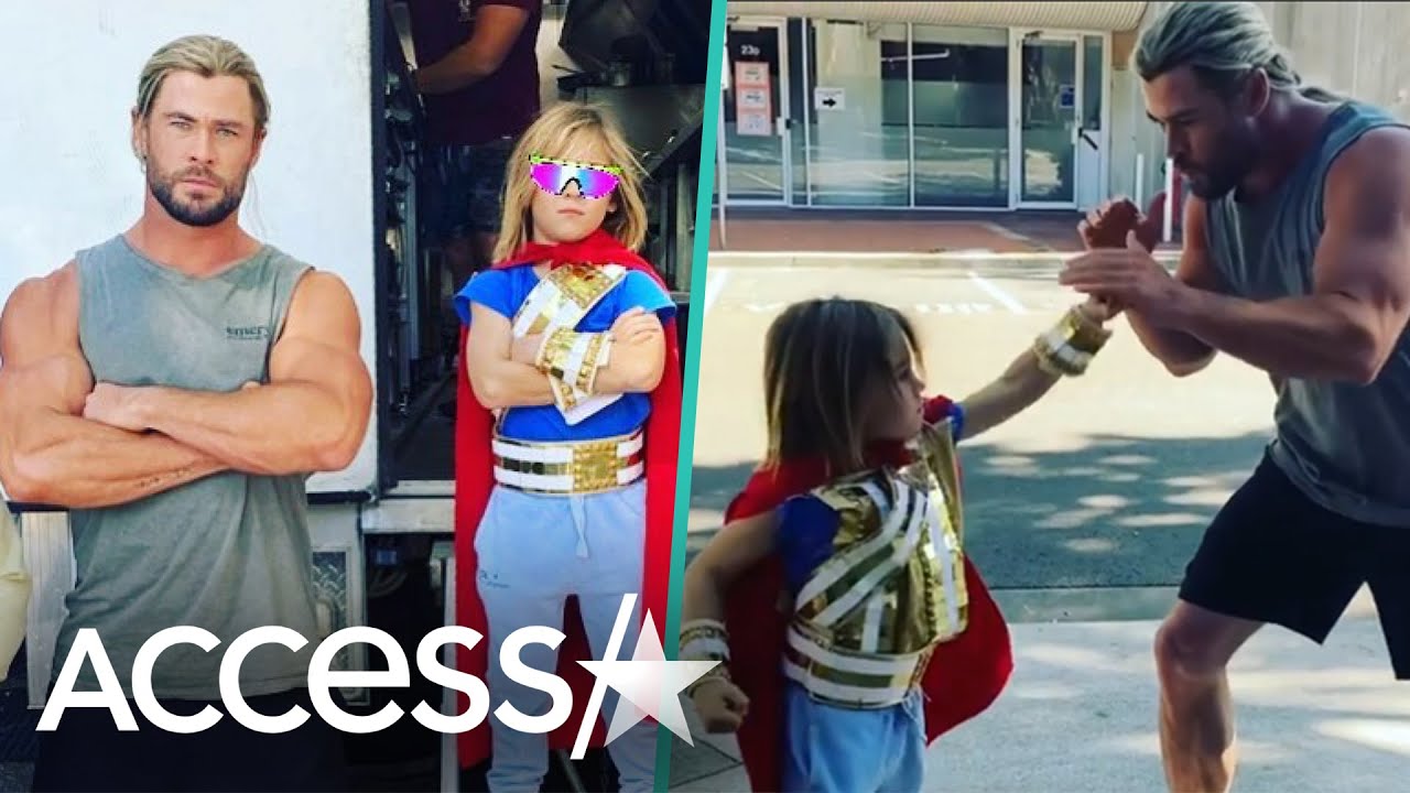 Chris Hemsworth Gives Son Superhero Boxing Lessons