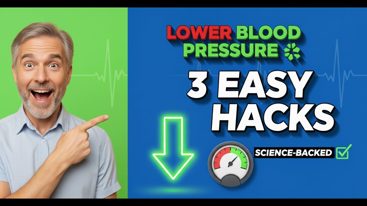 Lower Your Blood Pressure in 3 Simple Steps! Science Based Tips YouTube
