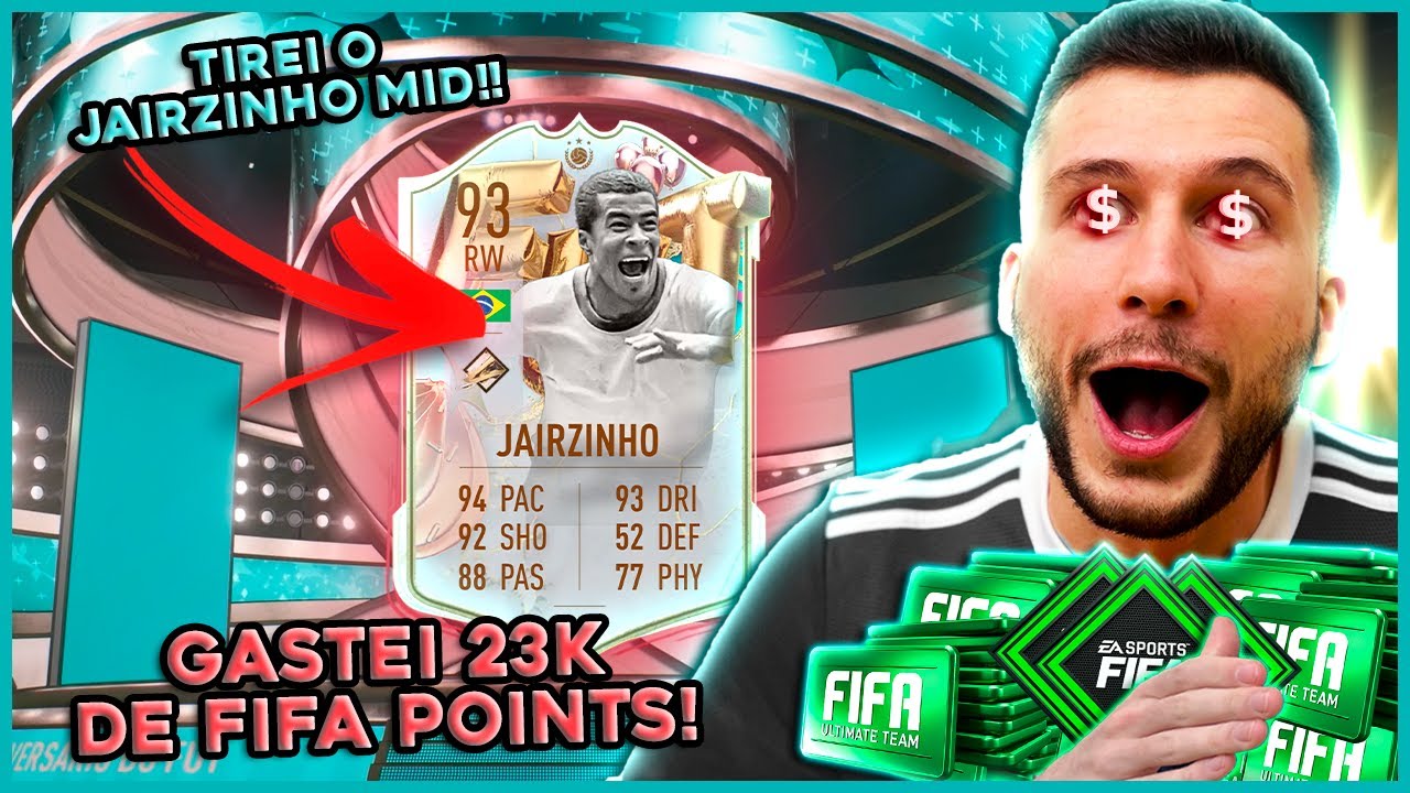 INSANO!!!! GASTEI 23K DE FIFA POINTS E TIREI O JAIRZINHO!!! FIFA 23 ULTIMATE TEAM