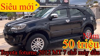 Báo giá Toyota foturne MT 2012 - 7 chỗ máy dầu giá rẻ | ô Tô quang chung lâm Đồng #toyota #otocu