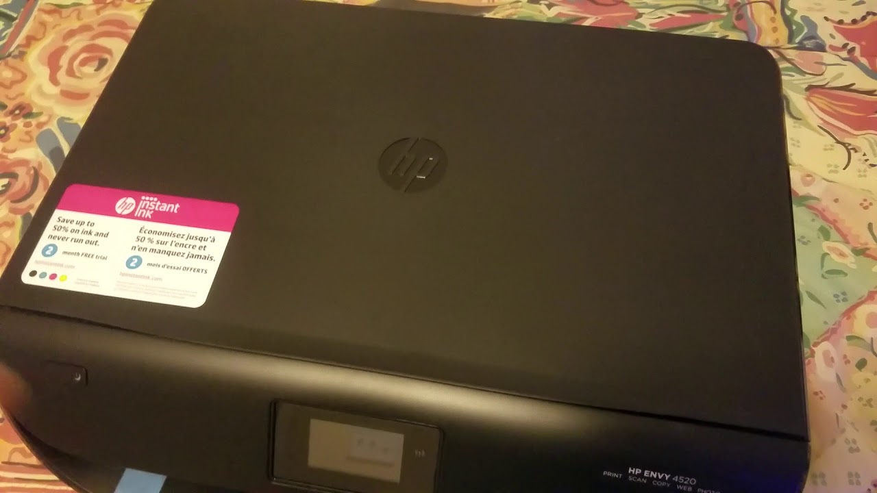HP ENVY 4520 hands on - YouTube