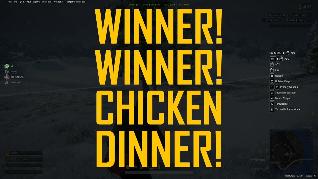 PUBG: 4k : RTX4060ti -Intel® Core™ i7-14700K  - 32GB ram - Max Settings