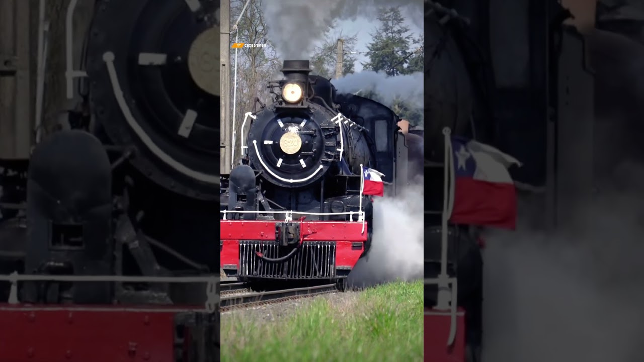 🚂 La 820 corriendo con el tren de la Araucanía. 