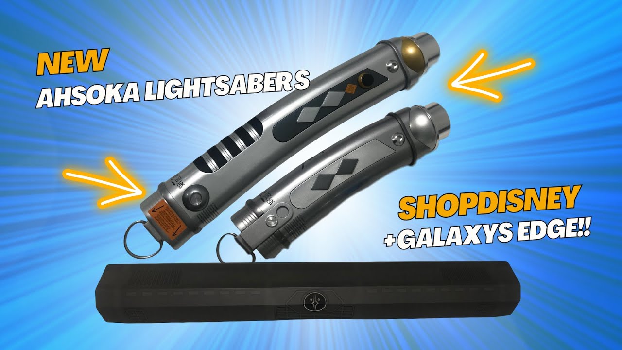 New Ahsoka Legacy Lightsaber Release + THINNER Lightsabers at Galaxy's