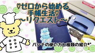 【初心者の手帳】穴あけパンチ♡どうやったら上手く使えるか考えてみよう*°【SystemDiary】