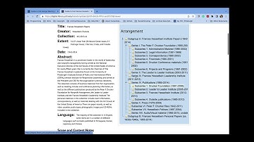 Using Finding Aids from Archives & Special Collections