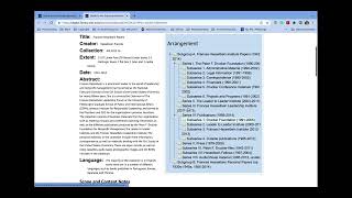 Using Finding Aids from Archives & Special Collections