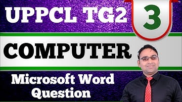 UPPCL TG2 Computer 🖥️ questions and answers | UPPCL TG2 | TG2 |UPPCL TG2 EXAM 2023 part 3