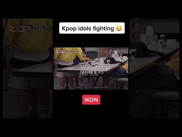 kpop idols fighting class=