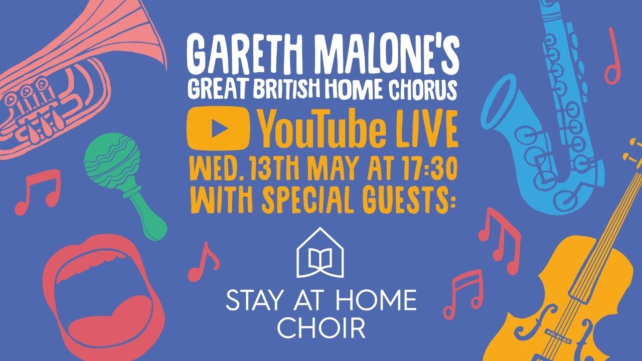 Great British Home Chorus Live Rehearsal with The Stay At Home Choir
