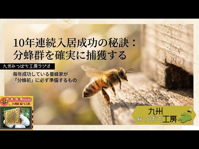 Kyushu Honeybee Workshop Radio] The secret to success for over 10
