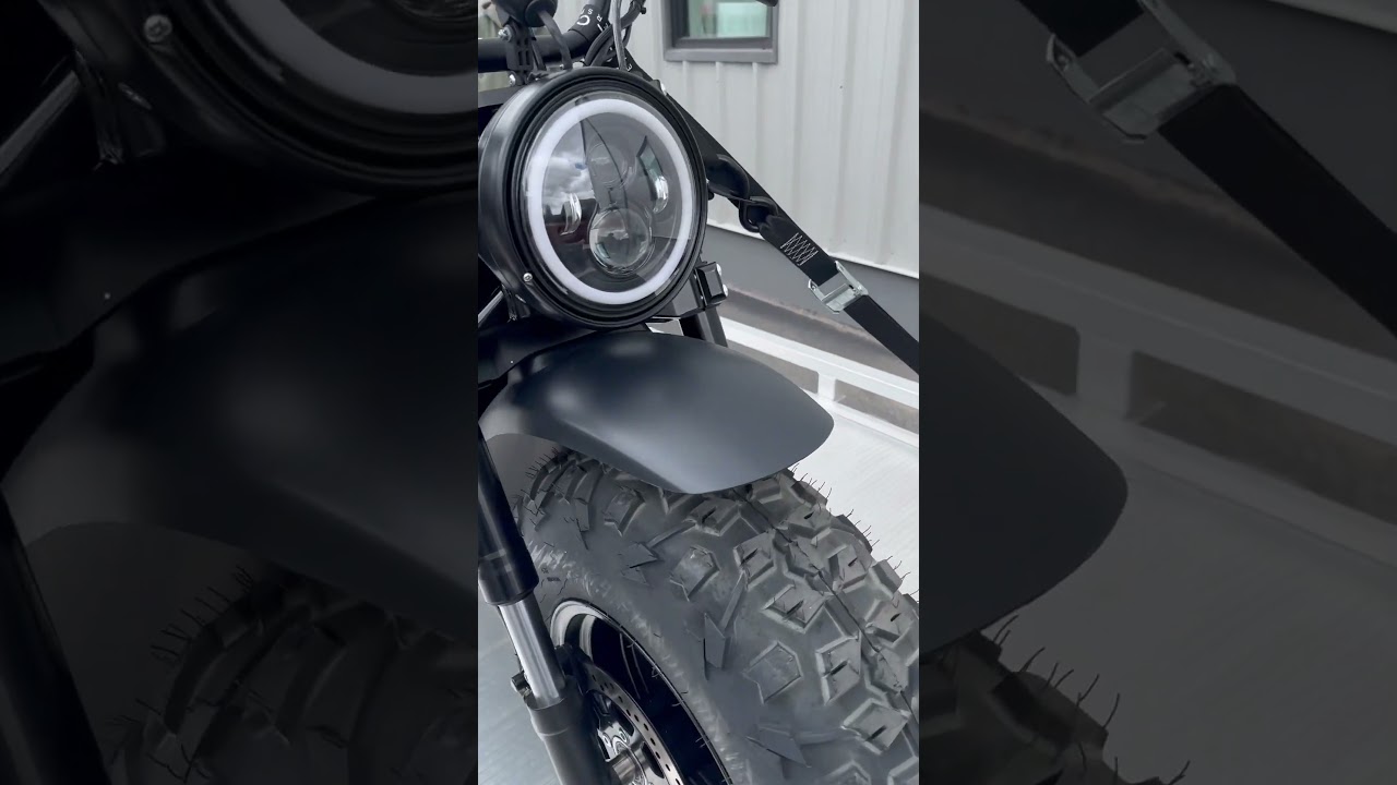 Another VOLCON GRUNT EVO headed out the door - EV motorcycle - mountain cruiser