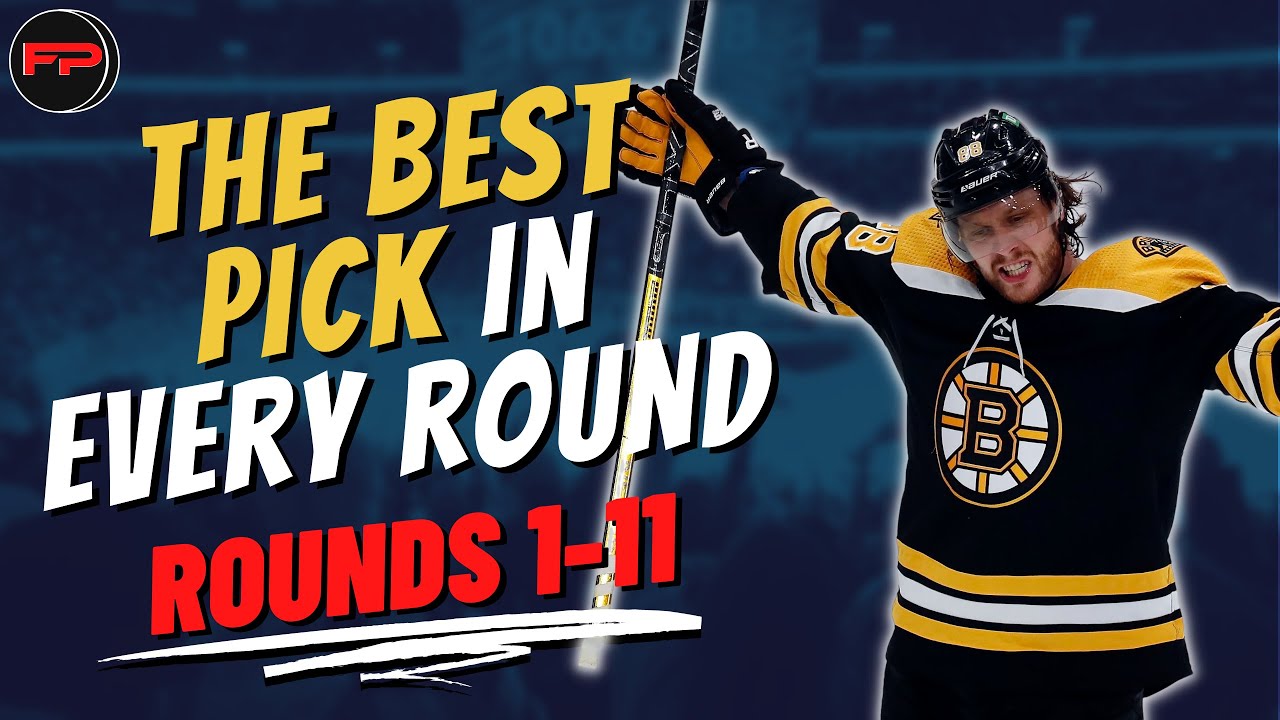 The BEST Pick in Every Round (Rounds 111) 2022 Fantasy Hockey YouTube
