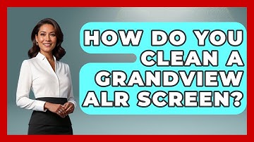 How Do You Clean A Grandview ALR Screen? - NextGen Viewing and Audio