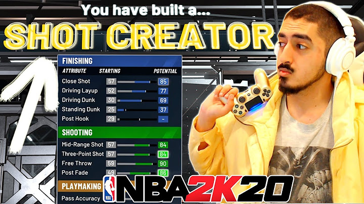 THE BEST PURE SHOT CREATOR BUILD in NBA2K20! Best Guard Build 2K20!