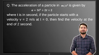 Famous The acceleration of a particle in m/s^2 is given by a = 3t^2 + 2t +2 where t is in seconds. Profile