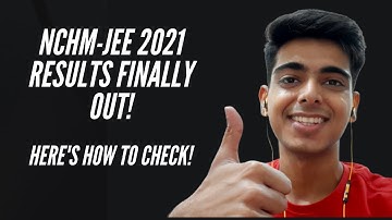 NCHMCT-JEE 2021 RESULTS FINALLY DECLARED ON 10 Sept. 2021 | How to check NCHMCT JEE 2021 Results?