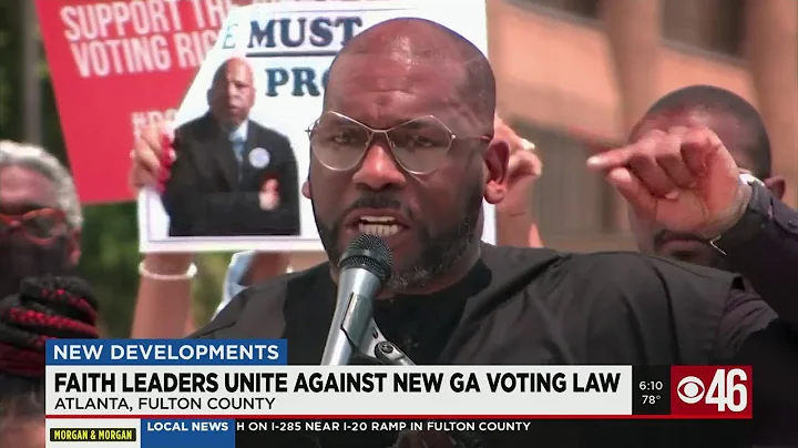Faith leaders unite against new GA voting law