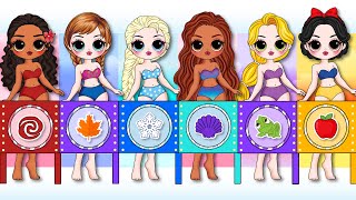 Wow 😍 Disney Princess into Winx Club / DIYs Paper Dolls & Crafts