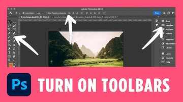 Show Toolbars In Photoshop - Fix Missing Panels, Turn On Tools