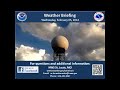Hazardous Weather Briefing Update