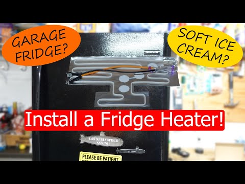 How to install a garage refrigerator kit Frigidaire 