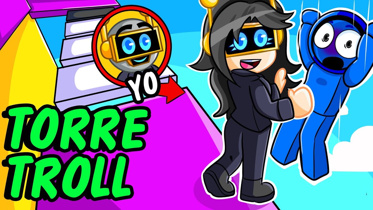 Me HICE PASAR por CHICA GAMER en TORRE TROLL en ROBLOX! (sprunki)